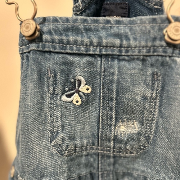 GAP Toddler Blue Denim Overalls - Picture 3 of 6